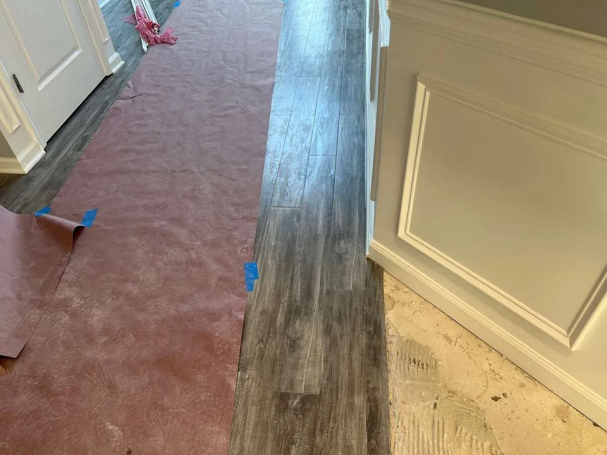 Completed marble shower restoration in Shady Hollow